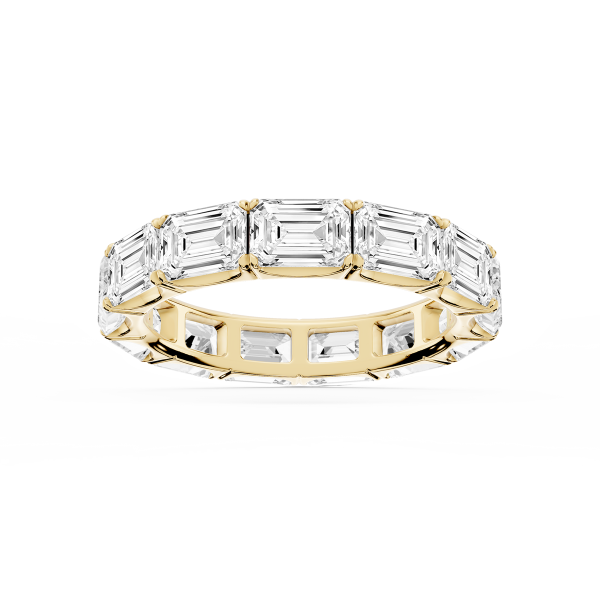 Shiloh Oval LGD East West Eternity Band - 14K Yellow Gold / 6 ctw