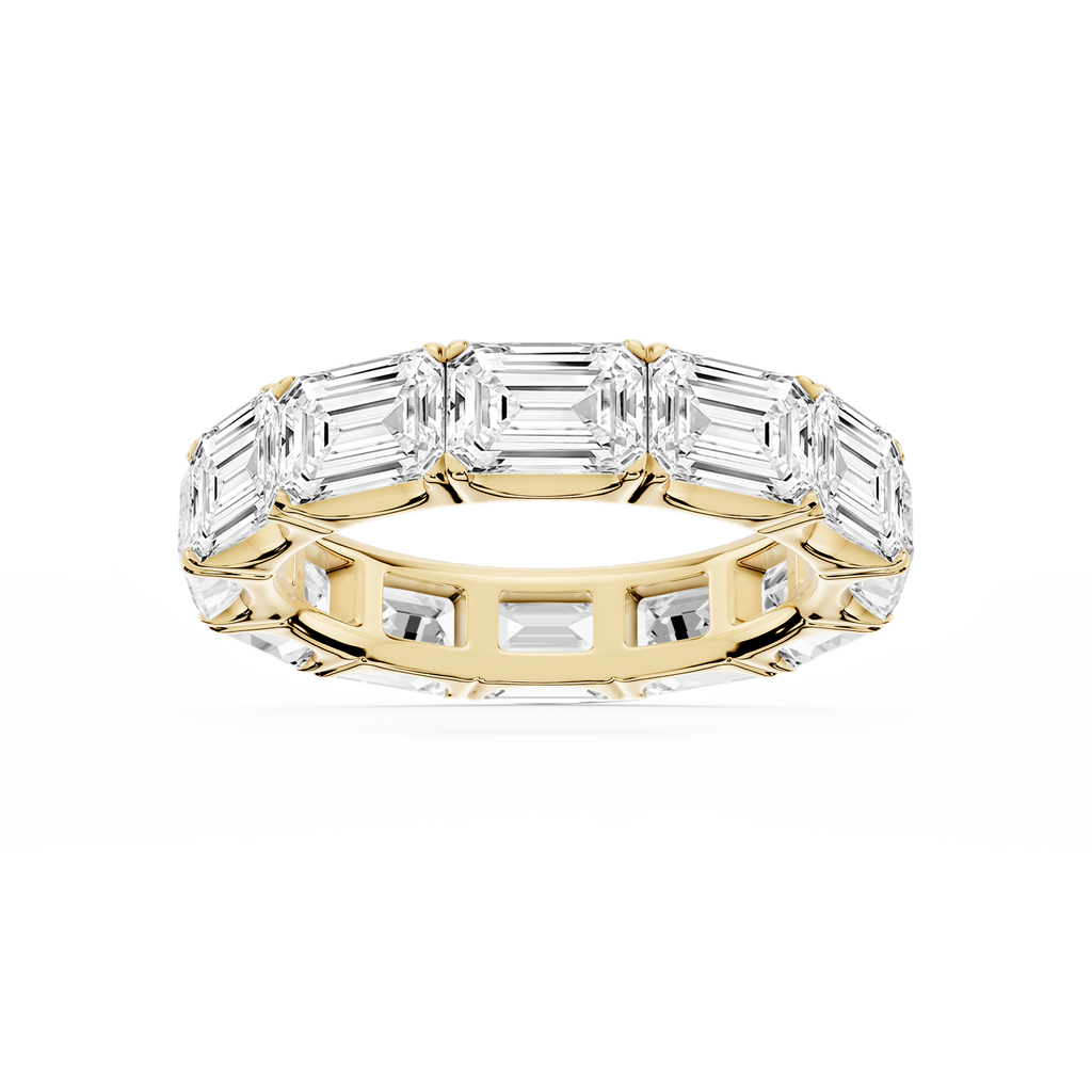 Shiloh Oval LGD East West Eternity Band - 14K Yellow Gold / 8 ctw