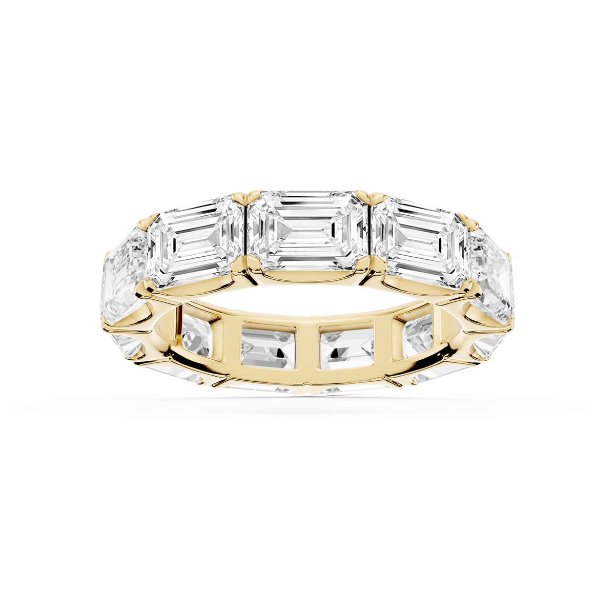 Shiloh Oval LGD East West Eternity Band - 14K Yellow Gold / 9 ctw
