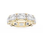 Shiloh Oval LGD East West Eternity Band - 14K Yellow Gold / 10 ctw