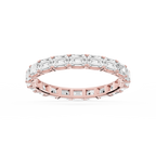 Shiloh Oval LGD East West Eternity Band - 14K Rose Gold / 2 ctw