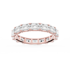 Shiloh Oval LGD East West Eternity Band - 14K Rose Gold / 4 ctw
