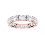 Shiloh Oval LGD East West Eternity Band - 14K Rose Gold / 6 ctw