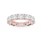 Shiloh Oval LGD East West Eternity Band - 14K Rose Gold / 7 ctw