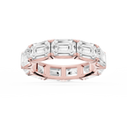 Shiloh Oval LGD East West Eternity Band - 14K Rose Gold / 9 ctw