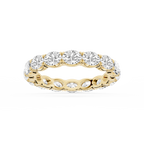 Shiloh Oval LGD East West Eternity Band - 18K Yellow Gold / 2 ctw