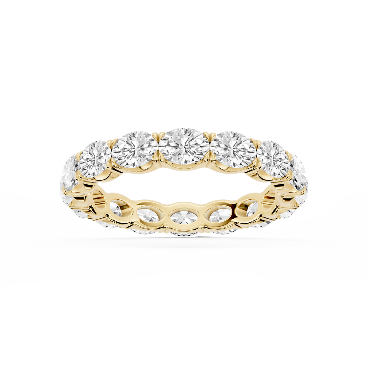 Shiloh Oval LGD East West Eternity Band - 18K Yellow Gold / 2 ctw