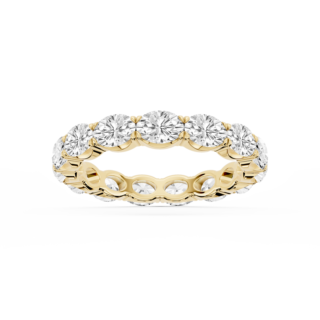 Shiloh Oval LGD East West Eternity Band - 18K Yellow Gold / 3 ctw