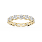 Shiloh Oval LGD East West Eternity Band - 18K Yellow Gold / 3 ctw