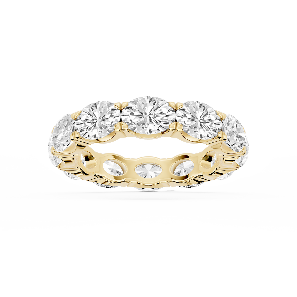 Shiloh Oval LGD East West Eternity Band - 18K Yellow Gold / 6 ctw