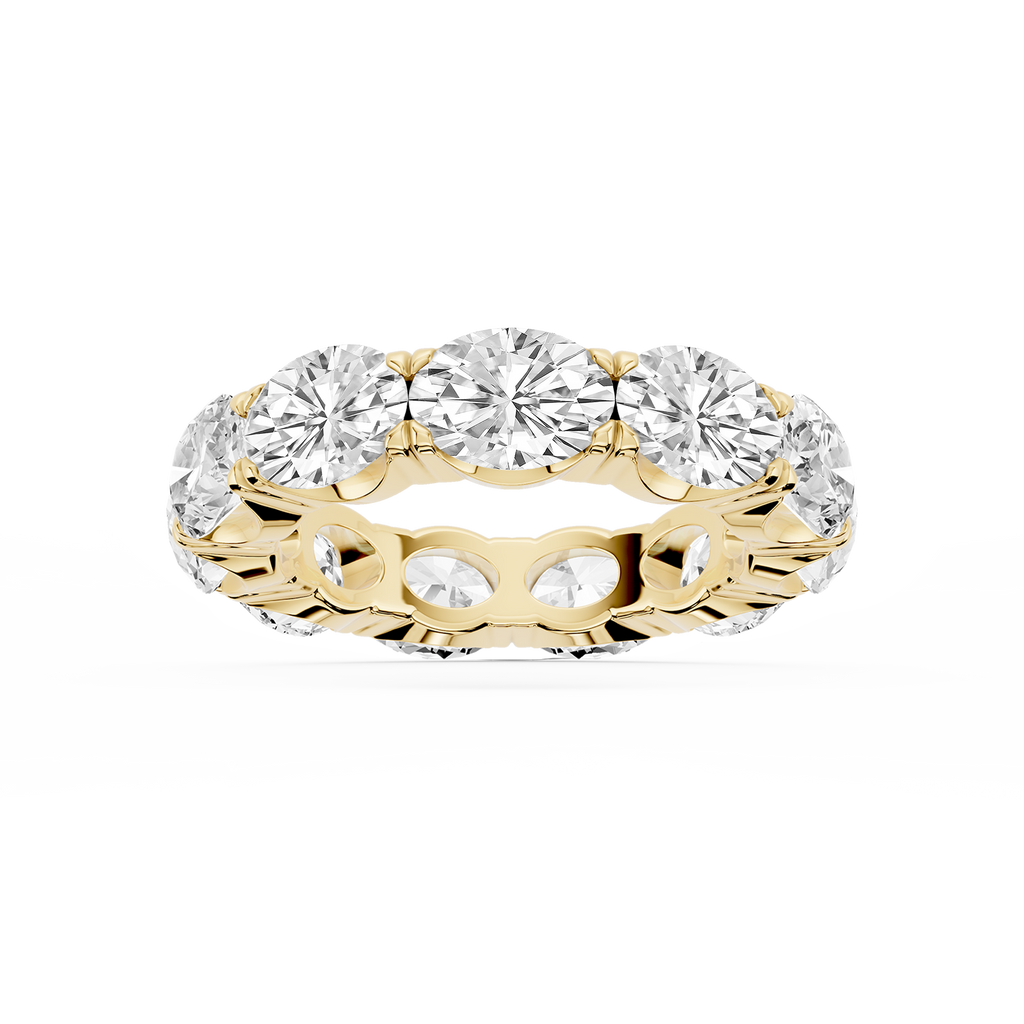 Shiloh Oval LGD East West Eternity Band - 18K Yellow Gold / 8 ctw