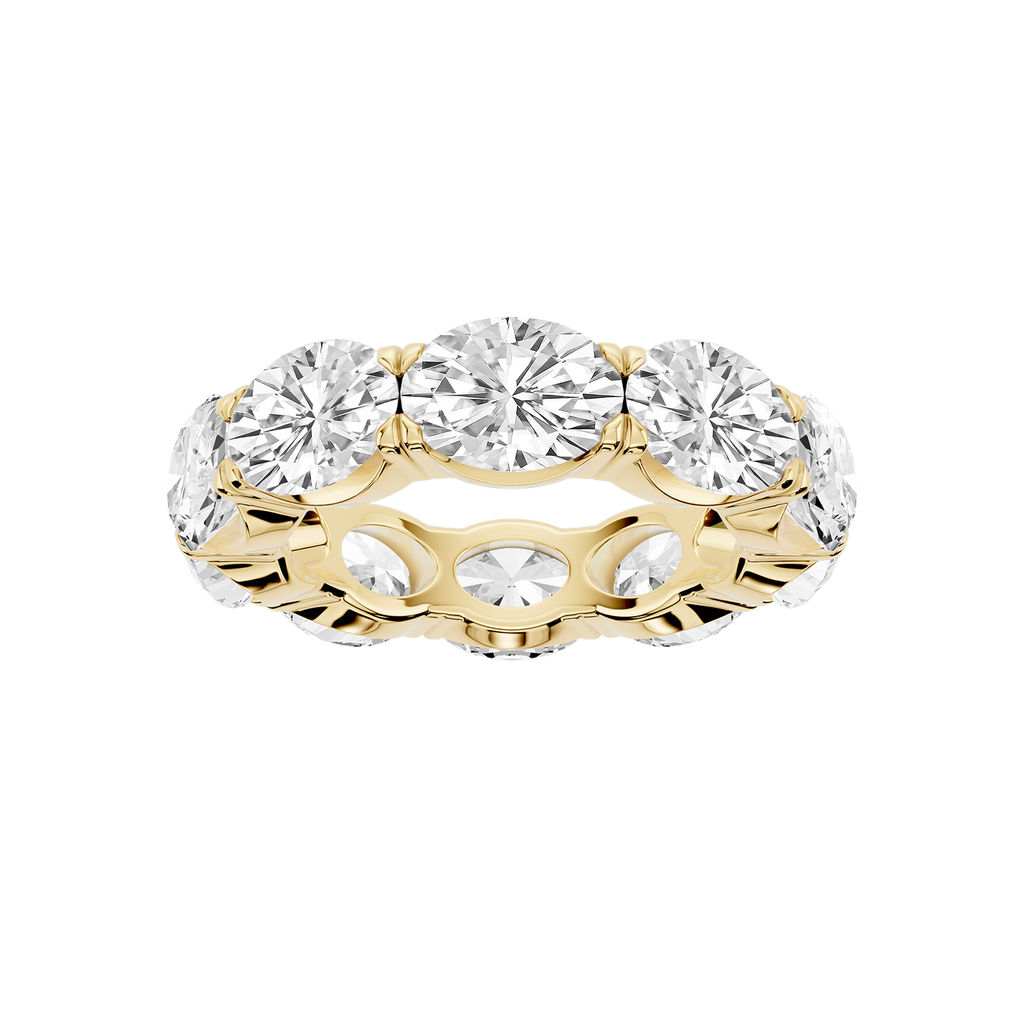 Shiloh Oval LGD East West Eternity Band - 18K Yellow Gold / 10 ctw