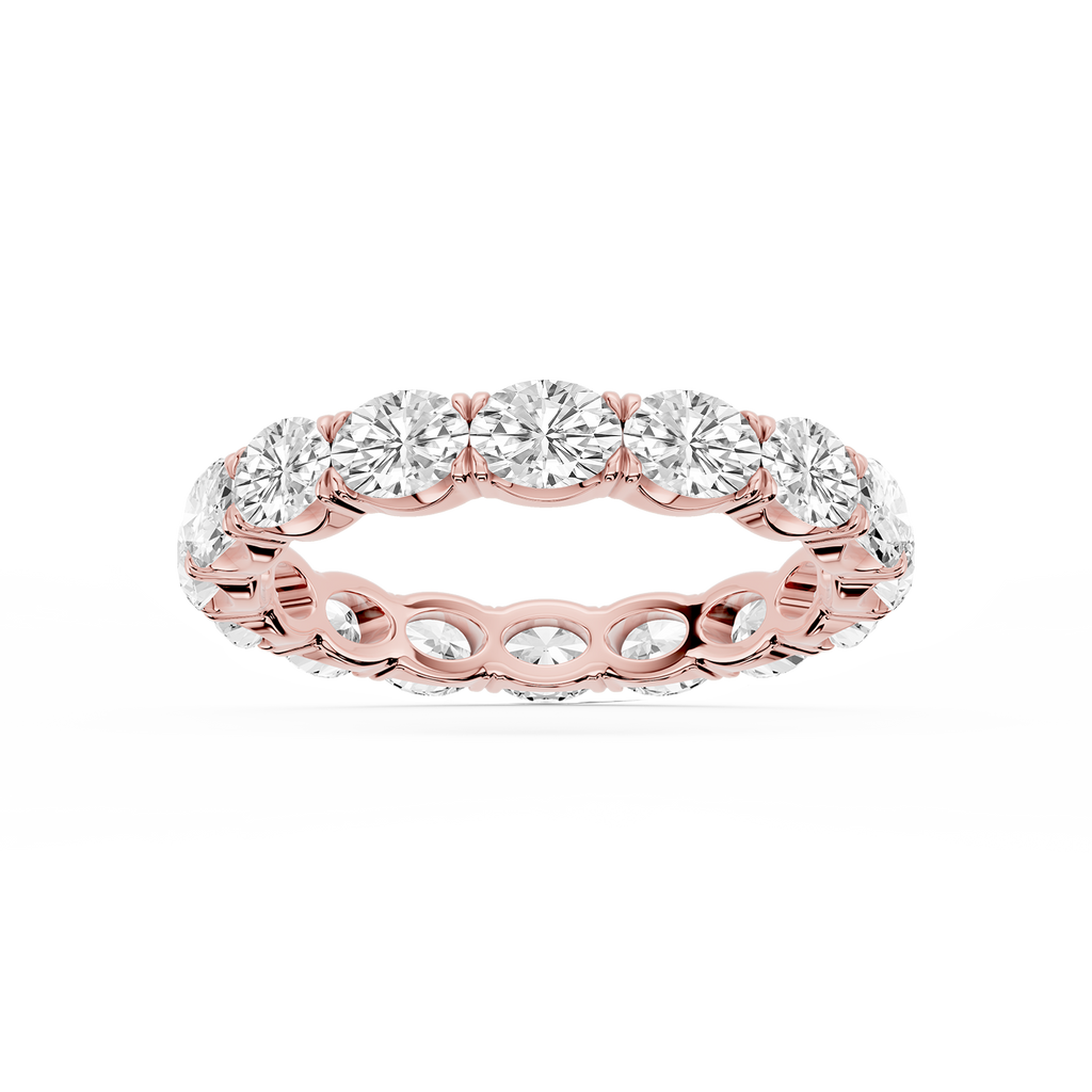 Shiloh Oval LGD East West Eternity Band - 18K Rose Gold / 2 ctw