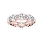 Shiloh Oval LGD East West Eternity Band - 18K Rose Gold / 10 ctw