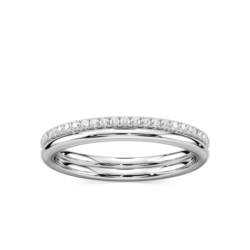 Solice 1/3 ctw Round LGD Double Row Eternity Band