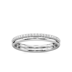 Solice 1/3 ctw Round LGD Double Row Eternity Band