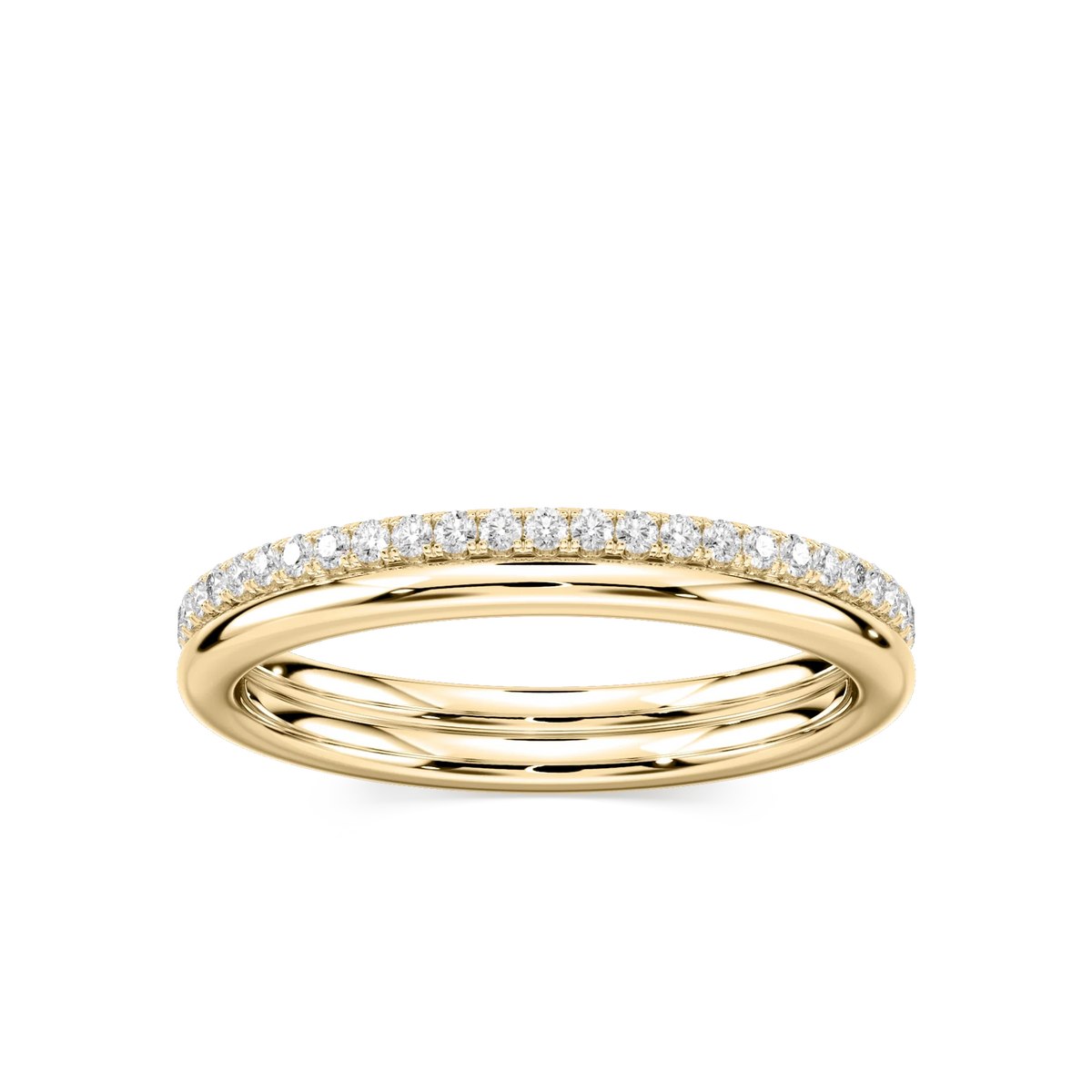 Solice 1/3 ctw Round LGD Double Row Eternity Band