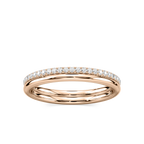 Solice 1/3 ctw Round LGD Double Row Eternity Band