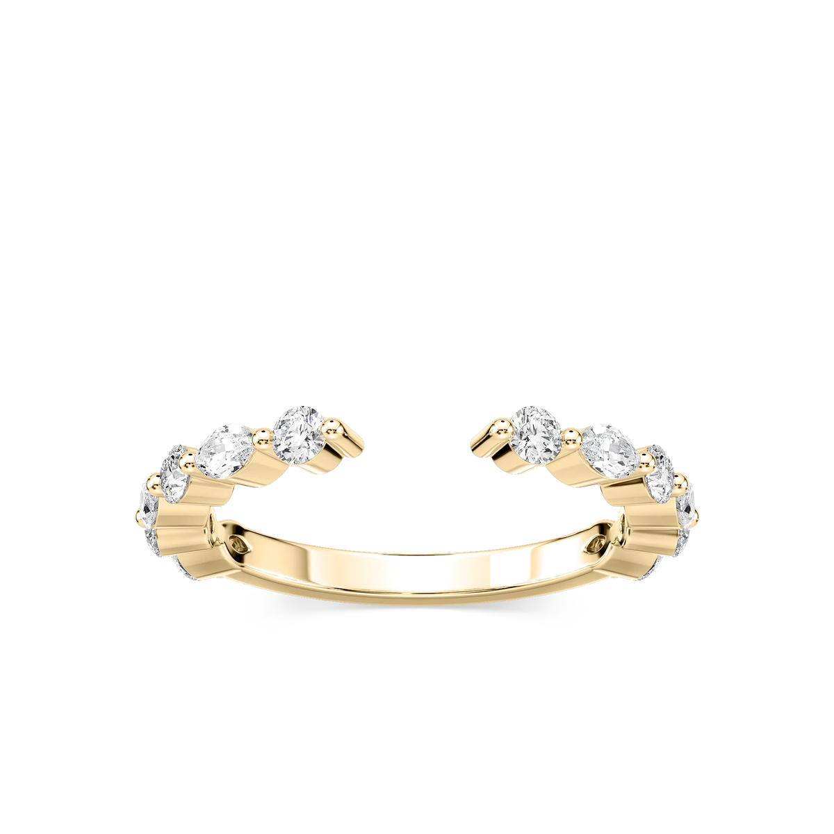Sonnet 1/4 ctw Marquise and Round LGD Open Wedding Band