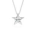 2 ctw Round LGD Star Solitaire Pendant - 18 Inches