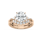 Talia 2 ⅞ ctw Round LGD Accented Wedding Set