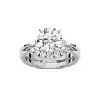 Talia 2 ⅞ ctw Round LGD Accented Wedding Set