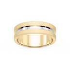Thorn 6.00mm Groove Plain Metal Band - 14K Yellow Gold / Satin