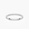 Liv 1/5 ctw Round LGD Pave Wedding Band - 14K White Gold
