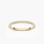 Liv 1/5 ctw Round LGD Pave Wedding Band - 14K Yellow Gold