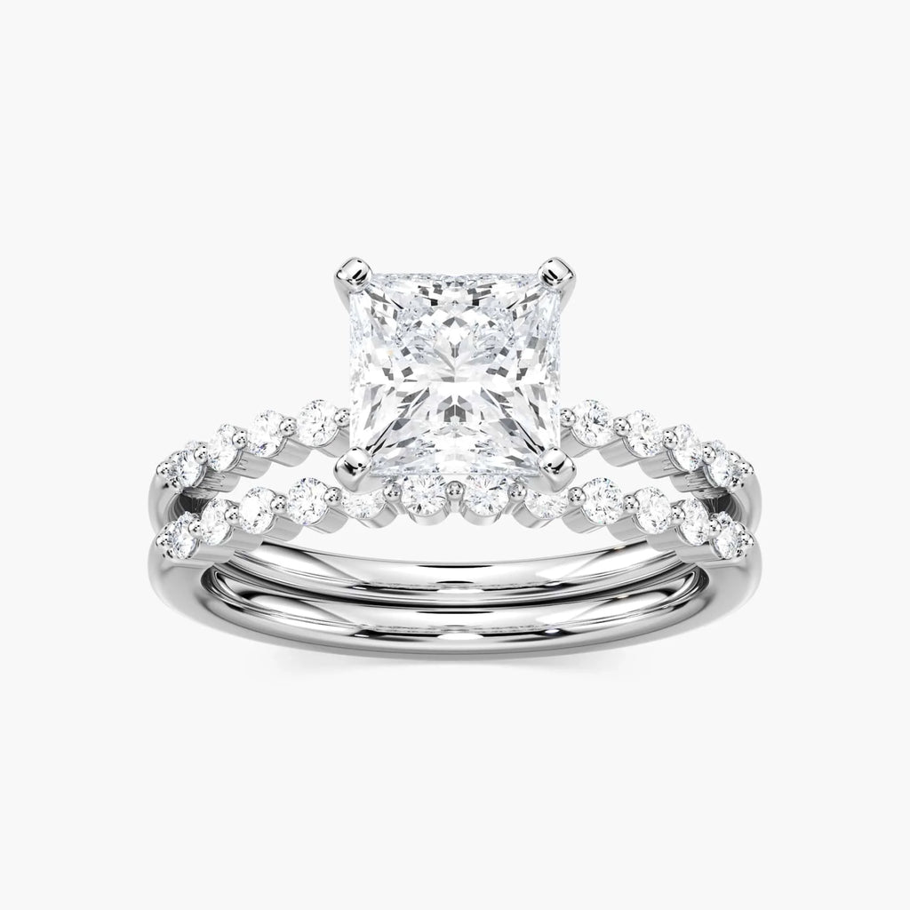 Willow LGD Shared Prong Wedding Set