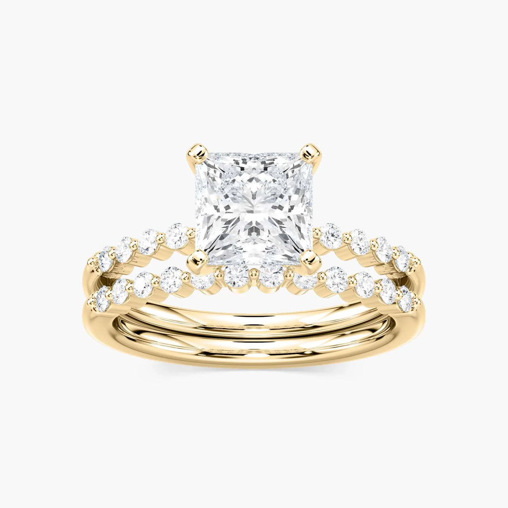 Willow LGD Shared Prong Wedding Set