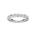 Yasmin 1 ctw Round LGD 10 Stone Anniversary Band - 14K White Gold / F-VS2