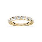 Yasmin 1 ctw Round LGD 10 Stone Anniversary Band - 14K Yellow Gold / DE-VS1