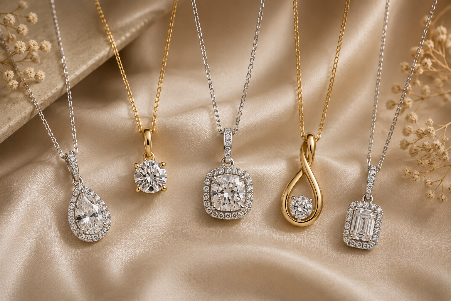 Yuga Diamonds necklaces and pendants