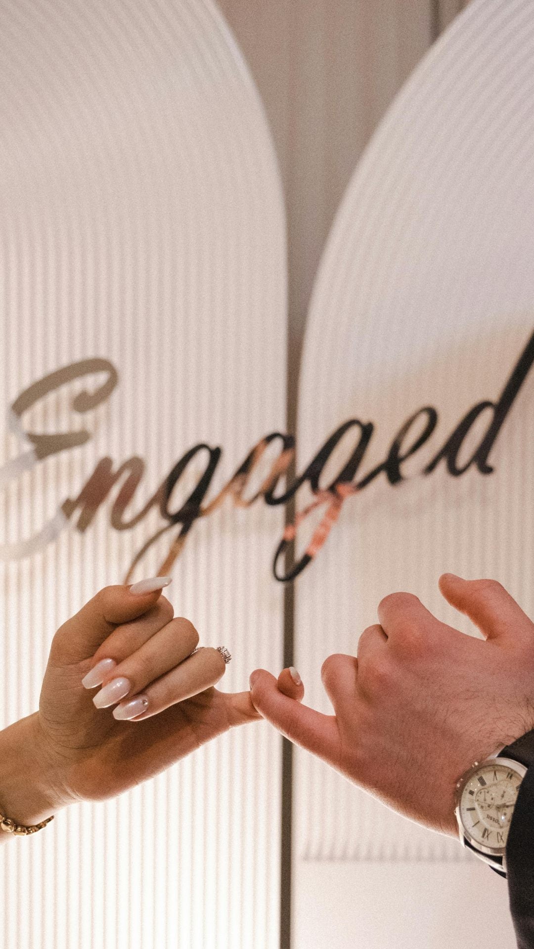 Yuga Diamonds customer engagement ring moment